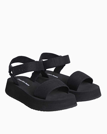 Calvin Klein Velcro Webbin Flat Terlik