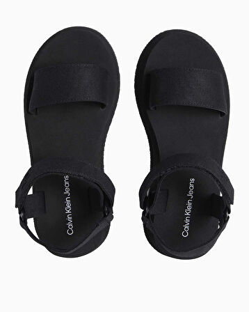 Calvin Klein Velcro Webbin Flat Terlik