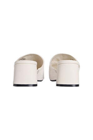 Kadın Ck Heel Slide 50 Jacq Topuklu Terlik - Ekru | 39