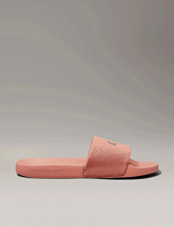Calvin Klein Kadın  Turuncu Slide Monogram   Terlik