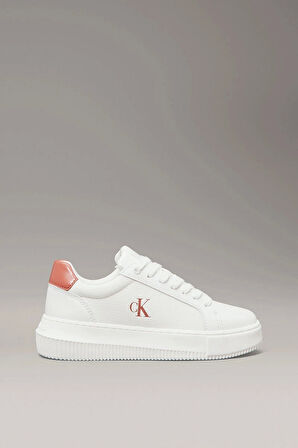 Calvin Klein Logolu Beyaz Kadın Sneaker