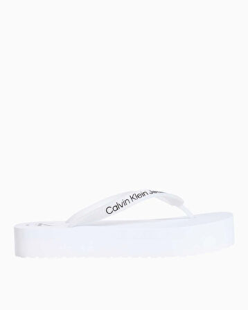 Calvin Klein Beach Flatform Flip Flops Terlik