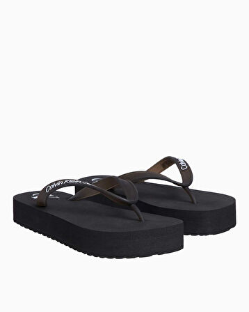 Calvin Klein Beach Flatform Flip Flops Terlik