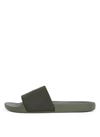 Calvin Klein Haki Erkek Plaj Terliği POOL SLIDE W/ CK SQUARE