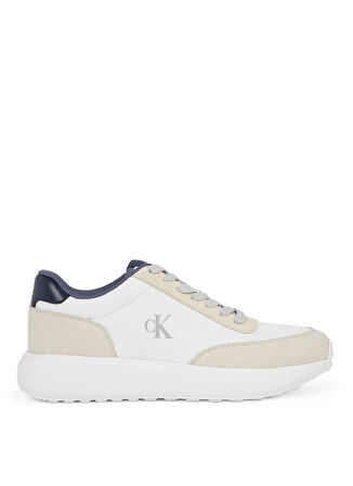 Calvin Klein Beyaz Erkek Sneaker ATHLEISURE RUNNER LACEUP MIX