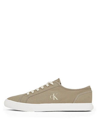 Calvin Klein Bej Erkek Sneaker ESS VULC LOW MG CANVAS
