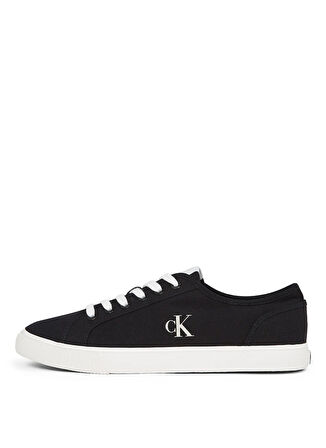 Calvin Klein Siyah Erkek Sneaker ESS VULC LOW MG CANVAS