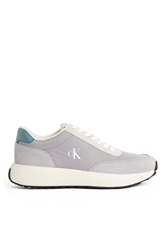 Calvin Klein Gri Erkek Sneaker ATHLEISURE RUNNER LACEUP MIX