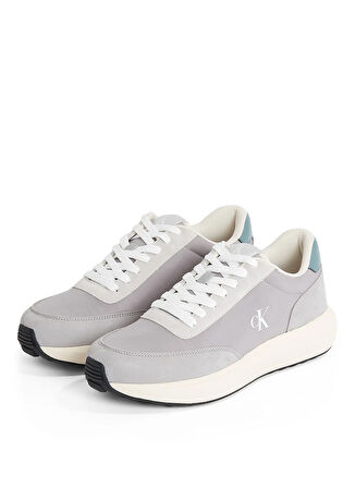 Calvin Klein Gri Erkek Sneaker ATHLEISURE RUNNER LACEUP MIX