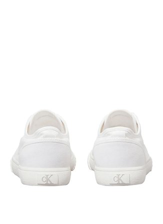 Calvin Klein Beyaz Erkek Sneaker ESS VULC LOW MG CANVAS