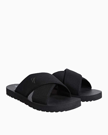 Calvin Klein Cross Flat Logolu Terlik