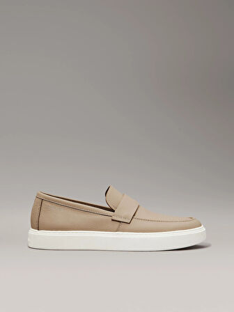 MOCCASIN LTH UNLINED