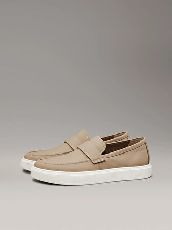 MOCCASIN LTH UNLINED