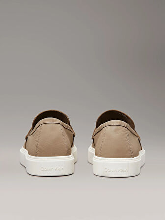 MOCCASIN LTH UNLINED