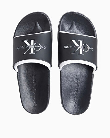 Calvin Klein Slide Rubber Neopren Monogram Slide Terlik