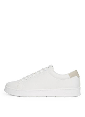 Calvin Klein Beyaz Erkek Sneaker LOW TOP LACE UP NU