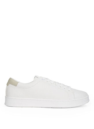 Calvin Klein Beyaz Erkek Sneaker LOW TOP LACE UP NU
