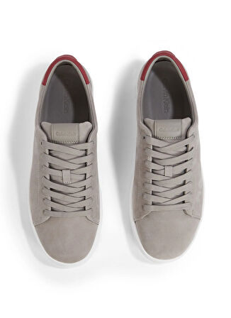 Calvin Klein Gri Erkek Sneaker LOW TOP LACE UP NU