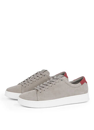 Calvin Klein Gri Erkek Sneaker LOW TOP LACE UP NU