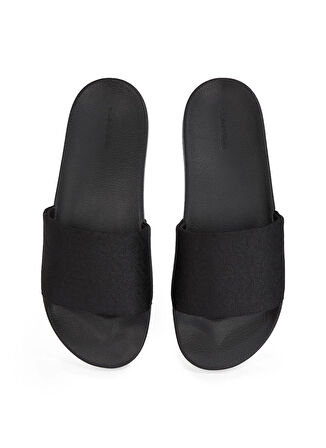 Calvin Klein Siyah Erkek Plaj Terliği POOL SLIDE JAQ MONO