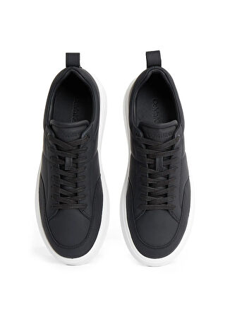 Calvin Klein Siyah Erkek Sneaker LOW TOP LACE UP BSKT PAD