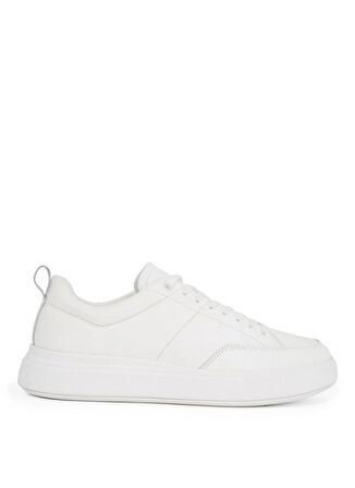 Calvin Klein Beyaz Erkek Sneaker LOW TOP LACE UP BSKT PAD