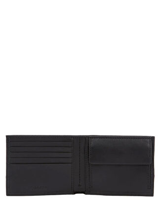 Calvin Klein Siyah Erkek Cüzdan SUBTLE MIX BIFOLD 5CC W/COIN