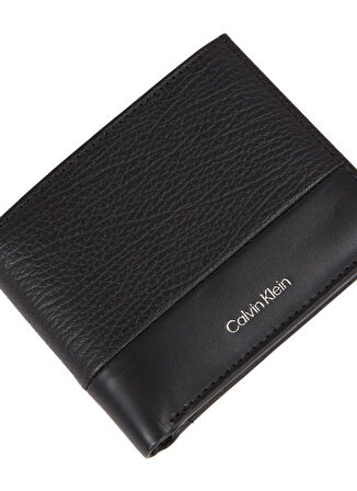 Calvin Klein Siyah Erkek Cüzdan SUBTLE MIX BIFOLD 5CC W/COIN