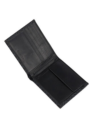 Calvin Klein Siyah Erkek Cüzdan CLASSIC MONO BIFOLD 5CC W/COIN
