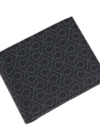 Calvin Klein Siyah Erkek Cüzdan CLASSIC MONO BIFOLD 5CC W/COIN