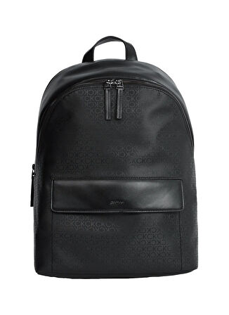 Calvin Klein Siyah Erkek Sırt Çantası CK SLEEK 2G ROUND BP MONO