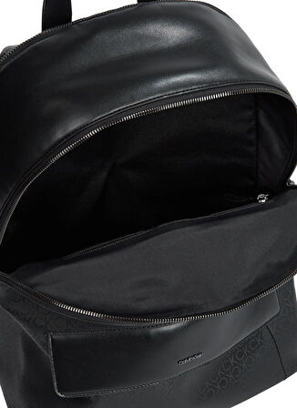 Calvin Klein Siyah Erkek Sırt Çantası CK SLEEK 2G ROUND BP MONO