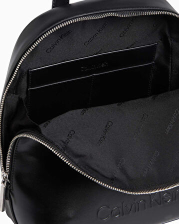 Calvin Klein Embossed Round Backpack Sırt Çantası