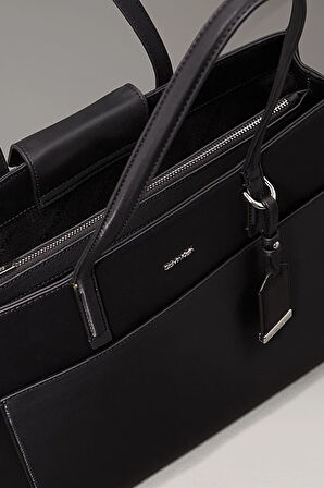 Kadın Ck Must Medium Shopper Omuz Çantası - Siyah | undefined