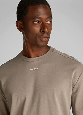 Calvin Klein Gri Erkek T-Shirt K10K112487PB8