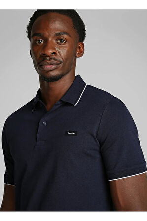 Calvin Klein Stretch Pıque Tıppıng Polo Erkek  Polo T-Shirt K10K112751