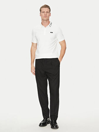 Calvin Klein Streç Pamuklu Regular Fit Düğmeli Polo Yaka T-Shirt K10K114474