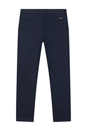 Erkek Ck Modern Twill Slim Chino Pantolon - Lacivert | 33/32