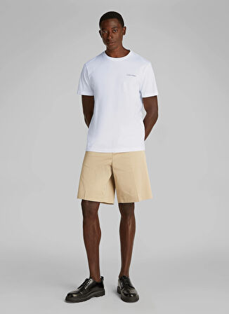 Calvin Klein Beyaz Erkek T-Shirt K10K114152YAF
