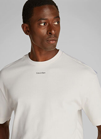 Calvin Klein Beyaz Erkek T-Shirt K10K112487YAS