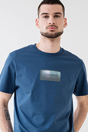 Calvin Klein Erkek Tişört-K10K114174BLUE