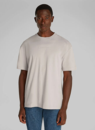 Calvin Klein Gri Erkek T-Shirt K10K114167PBQ