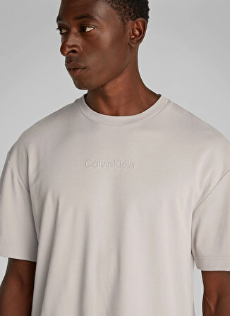 Calvin Klein Gri Erkek T-Shirt K10K114167PBQ