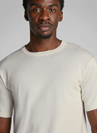 Calvin Klein Beyaz Erkek Kazak K10K114485YAS