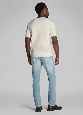 Calvin Klein Beyaz Erkek Kazak K10K114485YAS