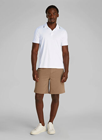 Calvin Klein Beyaz Erkek Polo T-Shirt K10K114130YAF