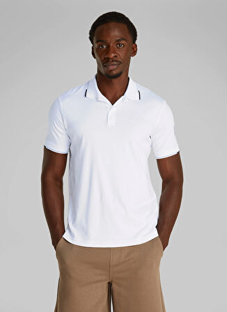 Calvin Klein Beyaz Erkek Polo T-Shirt K10K114130YAF