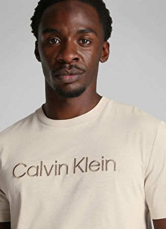 Calvin Klein Gri Erkek T-Shirt K10K114169PDV