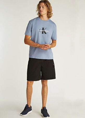 Calvin Klein Jeans Mavi Erkek T-Shirt J30J327471CKG MONOLOGO SHIFT TEE