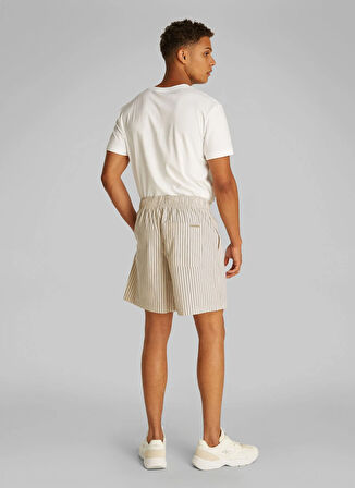Calvin Klein Jeans Bej Erkek Şort J30J327375CKS PULL-ON SHORT